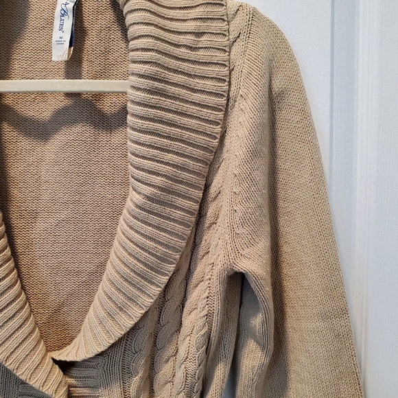 Vintage Y2K belted cardigan sweater, juniors size M - Picture 5 of 11